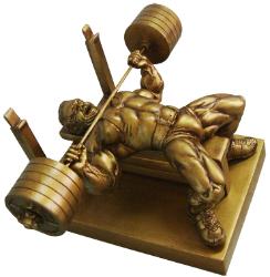 powerlifting statue